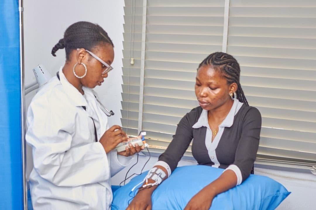 Goshen Physiotherapy physiotherapist performing manual therapy on a patient